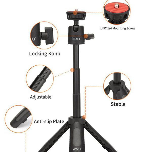 Jmary MT19 Compact Tabletop Tripod