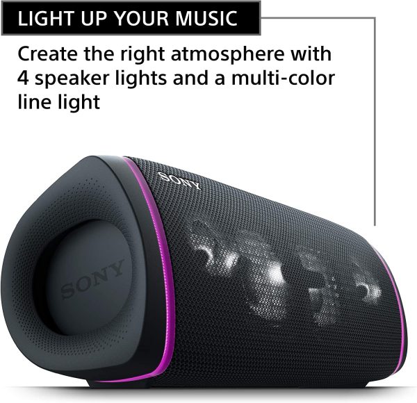 Sony XB43 Waterproof Wireless Speaker with Extra Bass – Black
