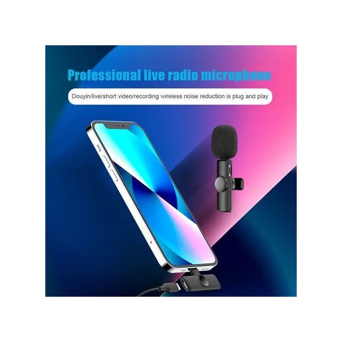 TiLECC Dual Wireless Lavalier Microphone for iPhone and Apple Devices