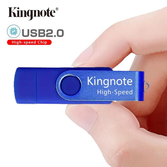 Kingnote 64GB High-Speed USB 3.0 Metal Flash Drive with OTG and Micro USB Type-C