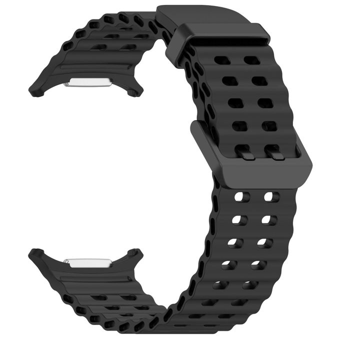 Set of 2 Flexible Nylon Bands for Galaxy Watch Ultra – BLACK