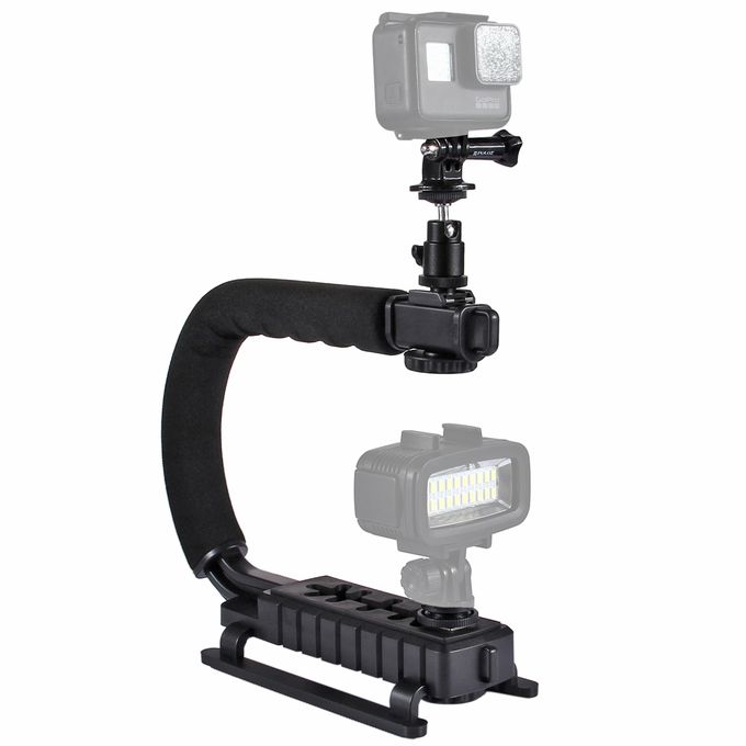 Black Camera and Video Stabilizer