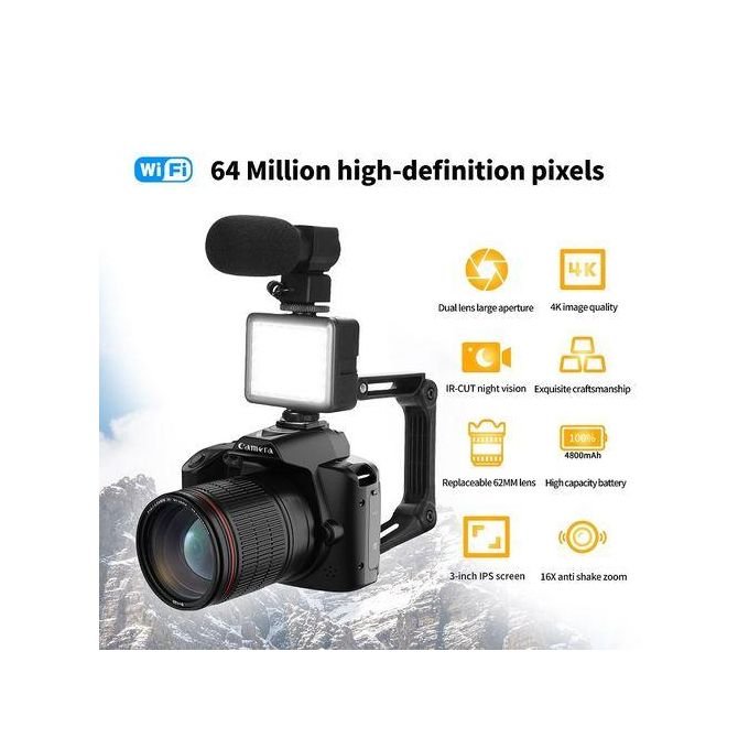 4K HD Digital Camera with Night Vision and WIFI – Standard Version (Memory Card Not Included) in kumasi