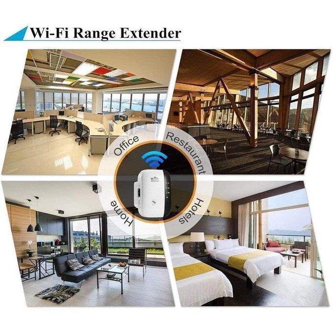300Mbps 2.4G WiFi Range Extender with RJ45 Port and Remote Router Functionality — product view 4