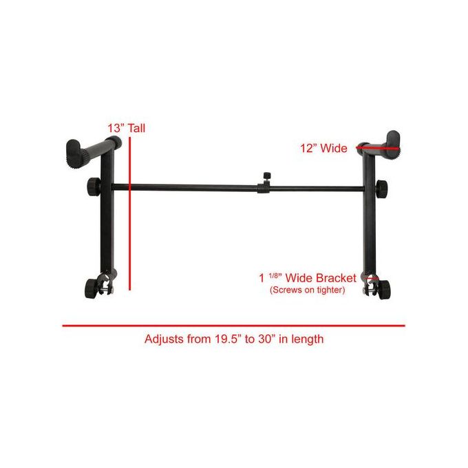 Q-50 Extra Electronic Keyboard Stand – Black