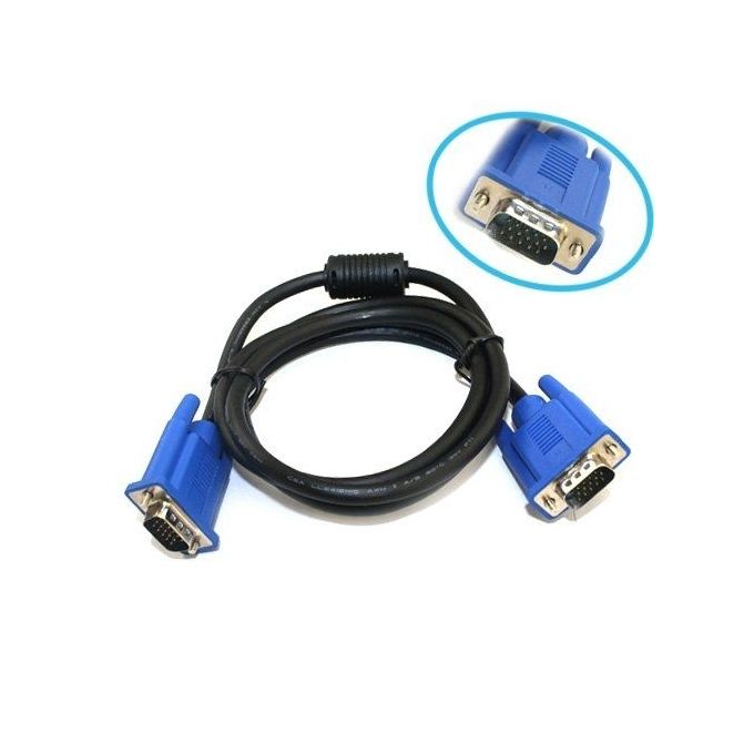 1.8 Meter Black/Blue VGA Cable