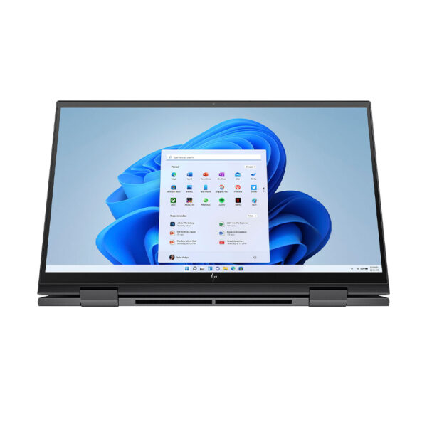 HP Envy X360 R5 7530U Laptop – 8GB DDR4 RAM, 256GB SSD, 15.6-Inch Touchscreen, Black with Complimentary Eldo Pro Laptop Bag, Wireless Mouse, and Mouse Pad