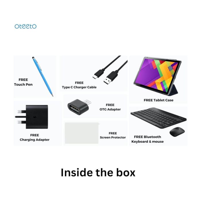 Oteeto TAB 11 Pro 10.1″ IPS Tablet – 8GB RAM, 512GB Storage, 5G – Green