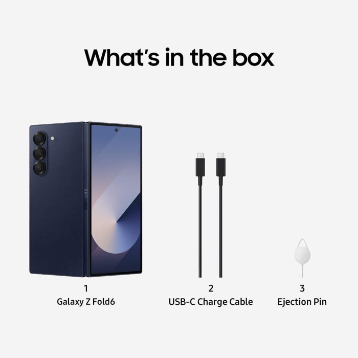 Samsung Galaxy Z Fold 6 – 512GB in Navy — product view 4