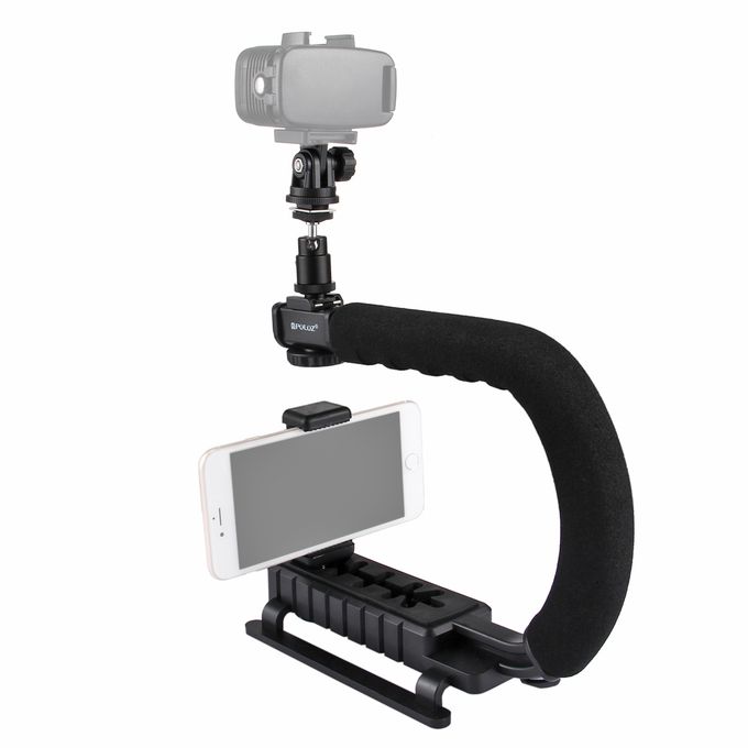 Black Camera and Video Stabilizer