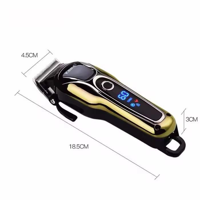 Buy Professional High-Quality Kemei Rechargeable Electric Hair Clippers KM-1990 House Hold Hair Trimmer Professional Trimmer in Kumasi