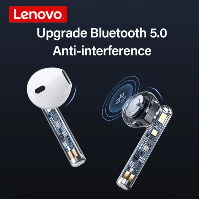 Lenovo XT83 Noise-Canceling Microphone with Touch Control Sports Headphones – White in kumasi