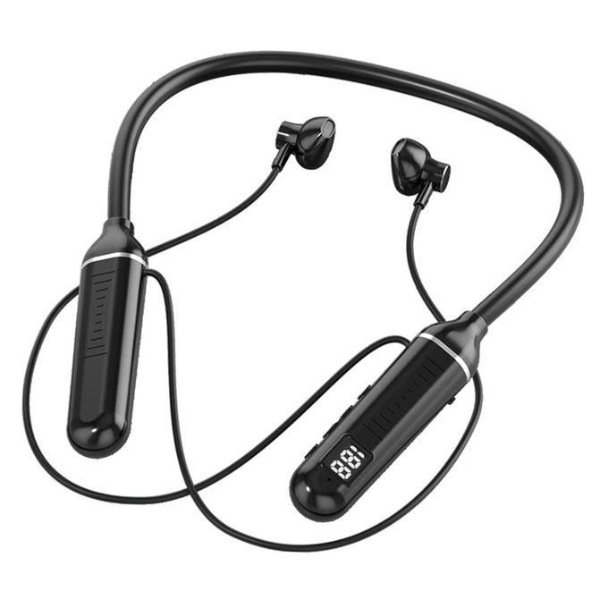 Black Neckband Headphones