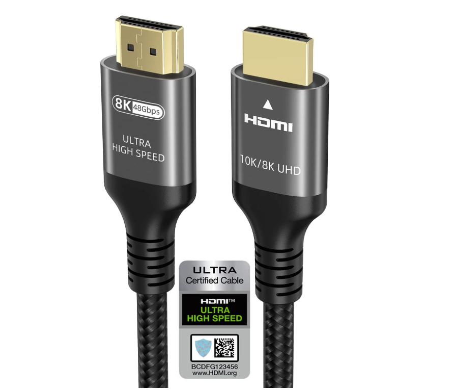 Buy Roll over image to zoom in Ubluker 10K 8K 4K HDMI Cable 48Gbps 30M, Certified Ultra High Speed HDMI® Cable 4K 240Hz 144Hz 8K 60Hz 0.01ms HDR10+ ARC eARC HDCP2.3 Netflix Roku TV PC Monitor Projector PS5 4 Xbox in Kumasi
