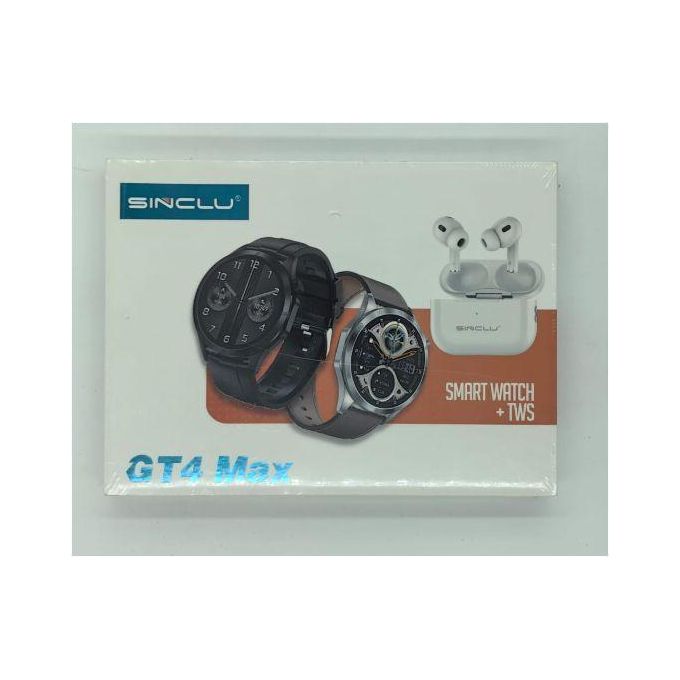 SINCLU Smartwatch Plus True Wireless Stereo – BLACK