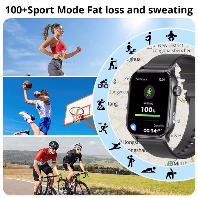 Colmi P78 1.95-Inch HD AMOLED Smartwatch with Flashlight