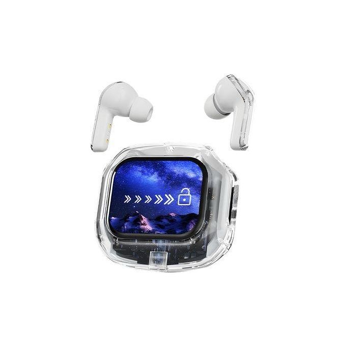 Black TWS Airmax Touchscreen Earbuds