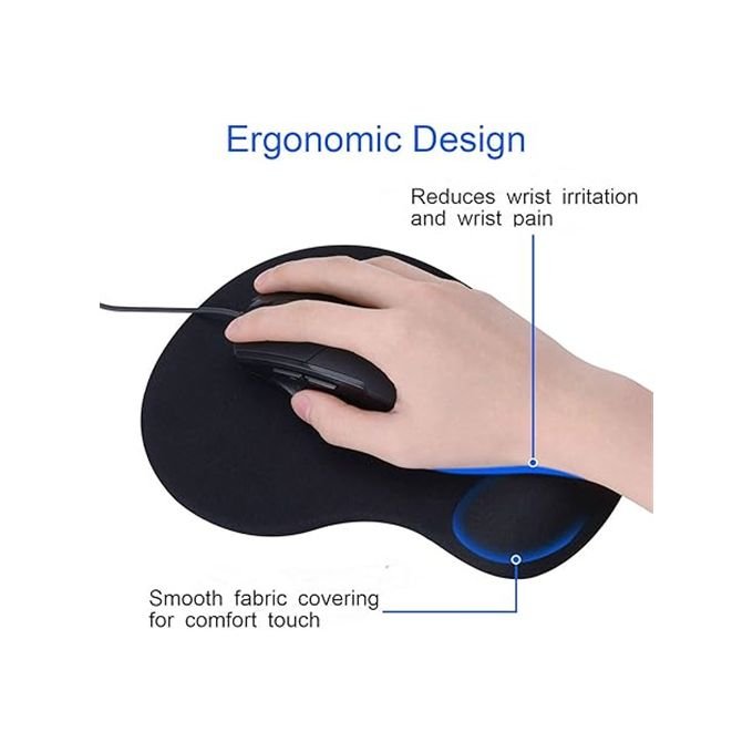 Ergonomic Wrist Rest Mouse Pad for PC