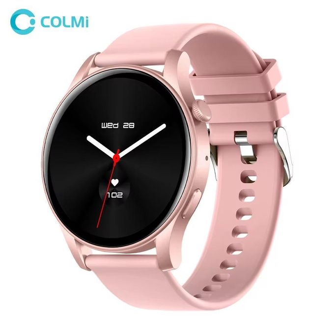 Colmi V73 Smartwatch with 1.43-Inch AMOLED Display - Pink