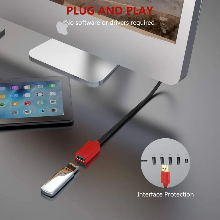 Buy USB Extension Cable 20m, USB 3.0 Extension Cable USB Extension Cord Long USB Extension Cable for Printer, in Kumasi