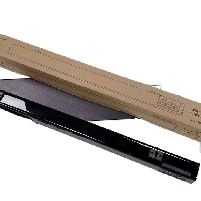 Black Slim Elegant Rechargeable Bluetooth Sound Bar with Remote Control for TV in kumasi — product view 2