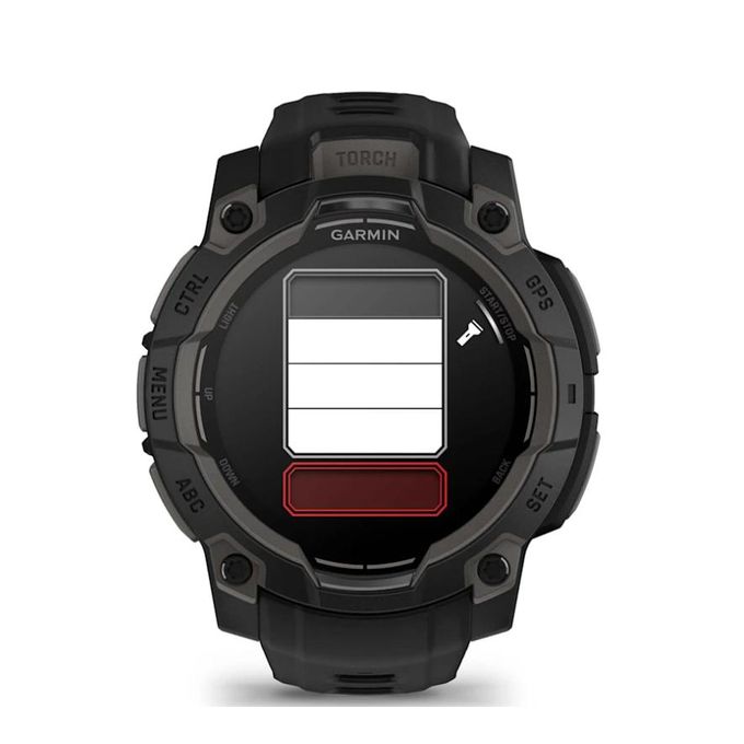 Garmin Instinct 3 AMOLED Black 45mm Watch with Black Band