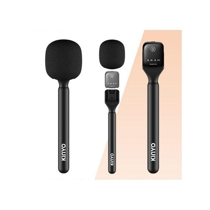 Wireless Interview Microphone Adapter - Compatible with DJI Mic