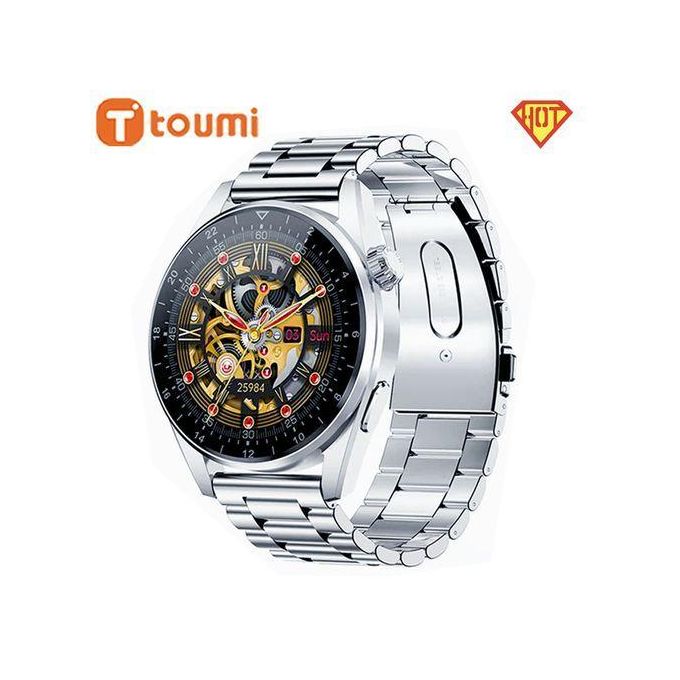 OVO TOUMI Bluetooth Smart Watch with IP68 Waterproofing, Blood Oxygen Monitor, and 420*420 HD Display