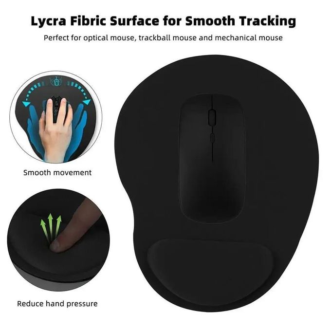 Fg Comfort EVA Protective Wrist Mouse Pad – Soft Sponge Design for Gaming and Computer Use – Cute Desk Accessory