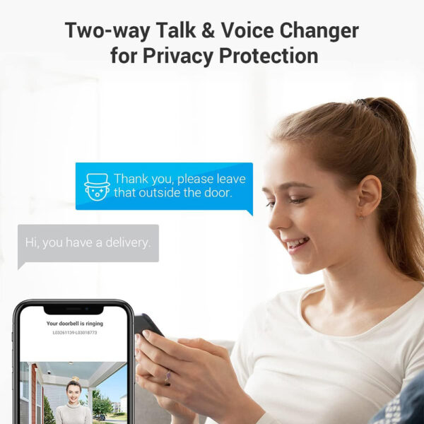 EZVIZ 2K Smart Video Doorphone for Home Security