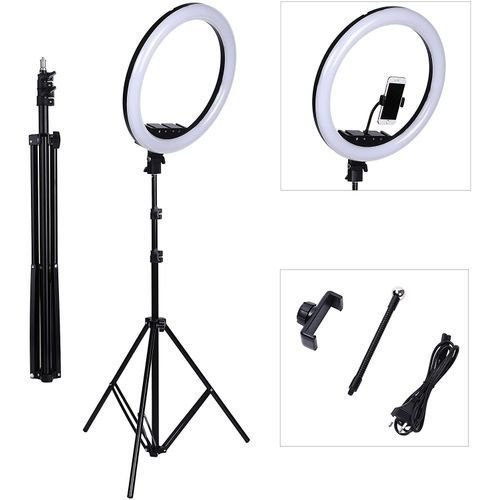 Buy Smart 12 Inches Led Ring Light With Remote And Stand – Black in Kumasi