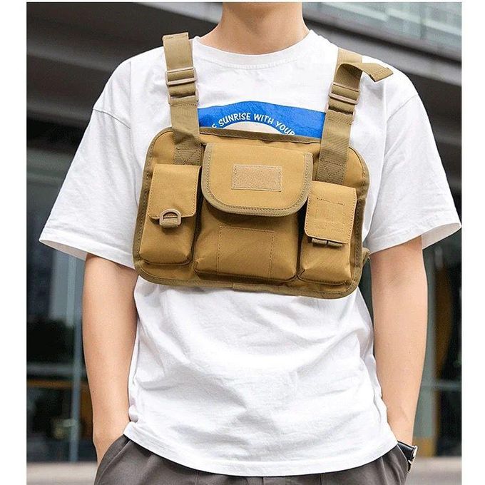 Versatile Brown Chest Bag