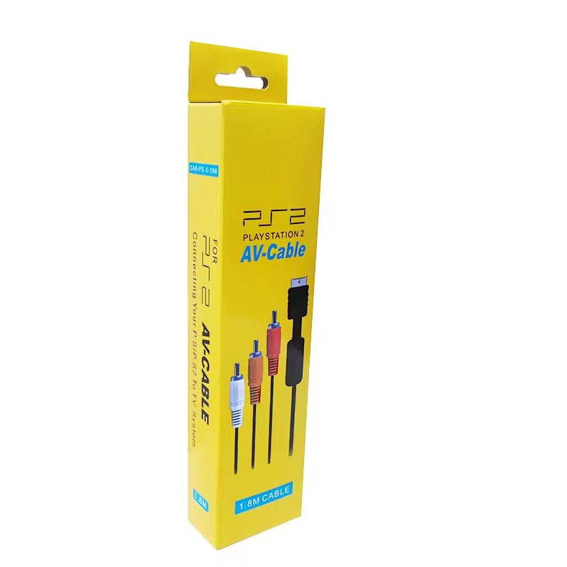 Buy PS2 PS3 AV Cable, AV to RCA Cord for Playstation 23 / PS2/PSX/PS3 Slim (6FT) in Kumasi