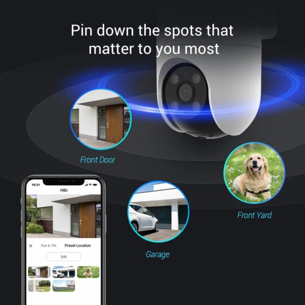 EZVIZ 2MP WiFi Camera with Pan and Tilt Functionality