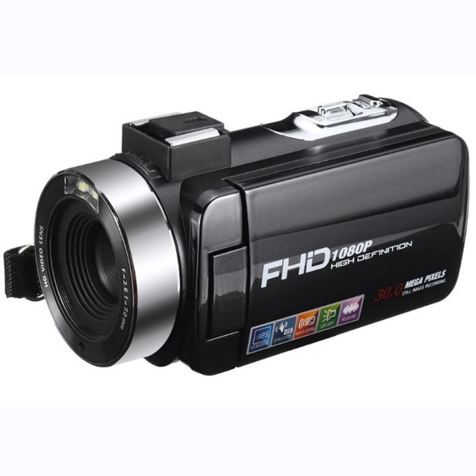 24MP Full HD Digital Camcorder with 16X Zoom and 270-Degree Rotating Screen – Portable Camera in kumasi