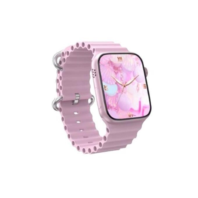 Compact Pink Smartwatch Set