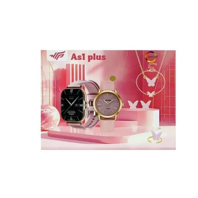 AS1 Plus Women's Smartwatch - Pink