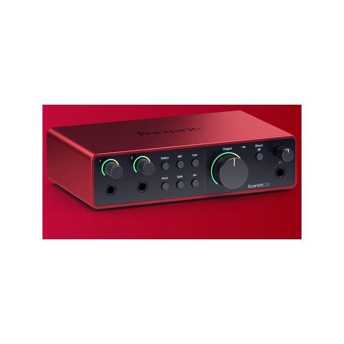 Focusrite Scarlett 2i2 4th Generation USB Audio Interface Sound Card