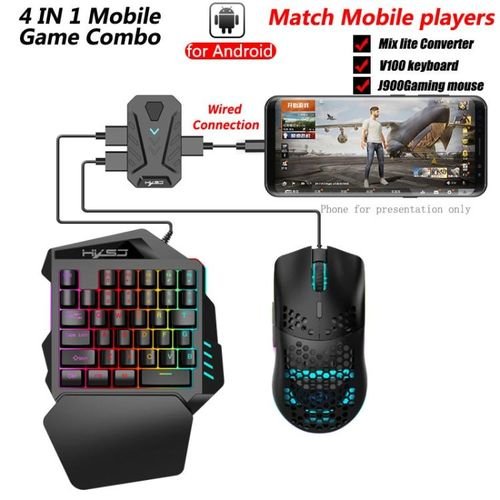 Buy Keyboard + Gaming Mouse + Converter Set V100+J900+P8 in Kumasi
