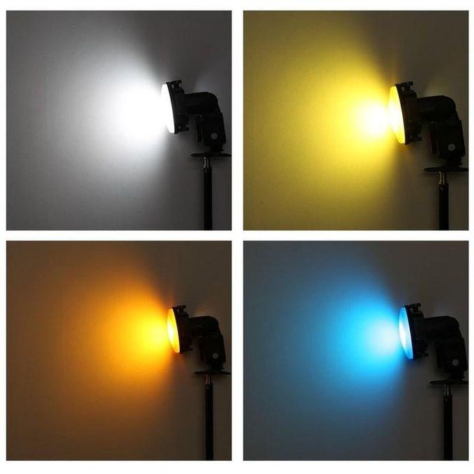 Black Softbox Barn Door Beauty Dish and Soft Conical Snoots with Standard Reflector for Flash Accessories