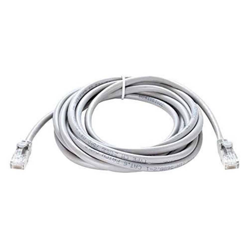 D-Link Cat 6 UTP 24 AWG Round Patch Cord - 5M Grey Color