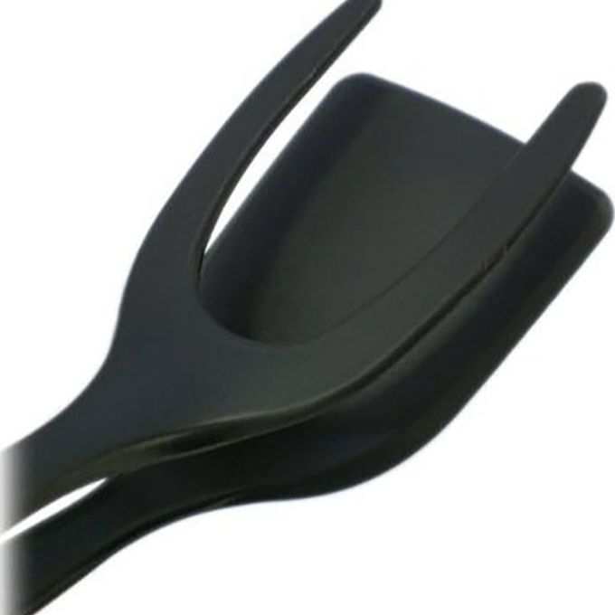 Dual-Function Flip Spatula Tongs for Kitchen Cooking (Available in Black and Red)