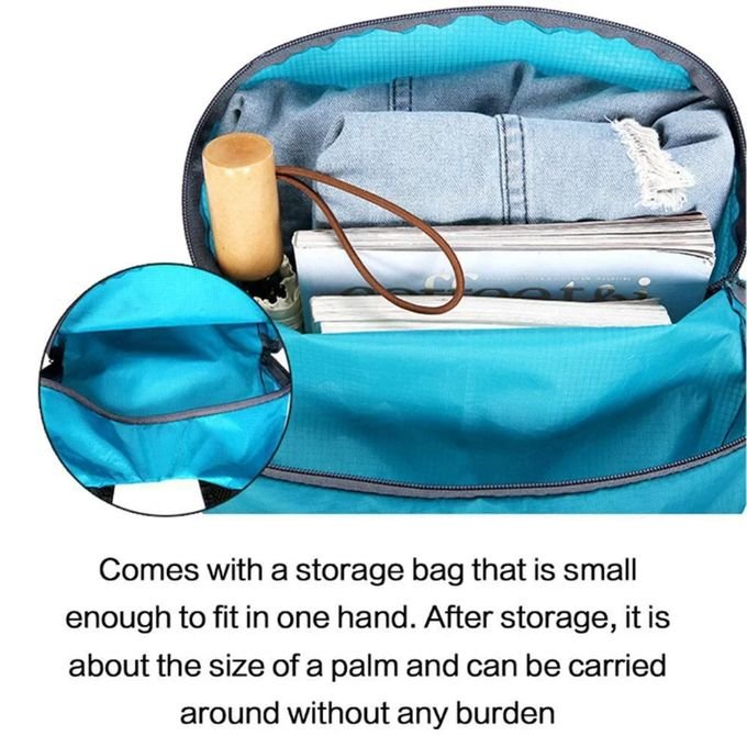 Backpack Laptop Bag Travelling Bag Large Capacity-ZD – Black — product view 5
