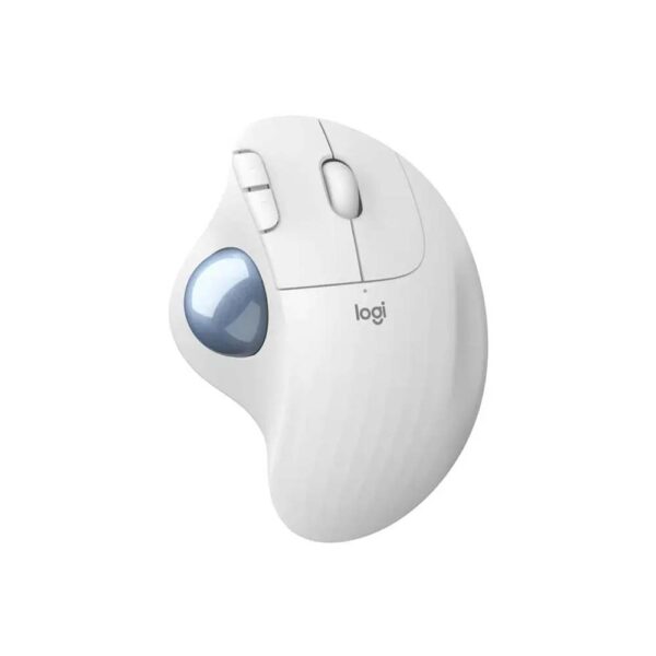 Logitech M575 Ergonomic Bluetooth Trackball Mouse – Off White