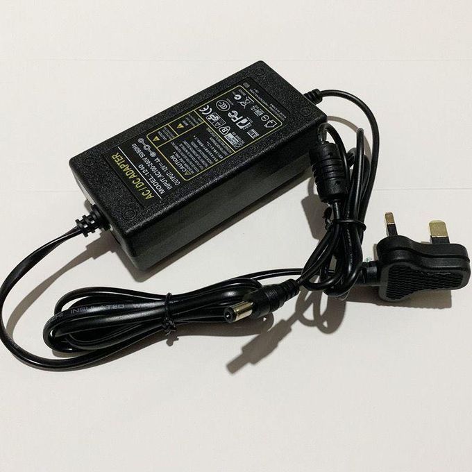 Black 12V 5A Power Supply Charger
