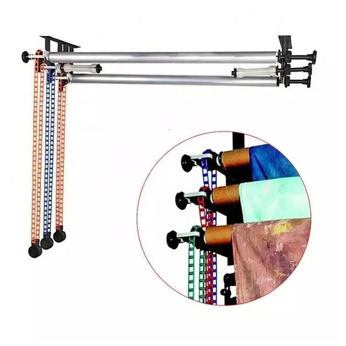 Wall-Mounted Roller for Photography Backdrops