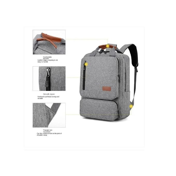 3 In 1 Backpack Set Multi-Functional For School/Work/Business Backpack – Grey