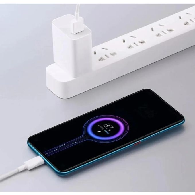 33W Ultra-Fast USB to Type-C Complete Charger – White