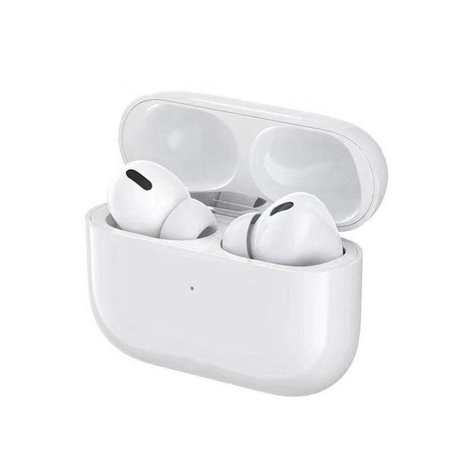 White True Wireless Earbuds with Noise Cancellation and Charging Case