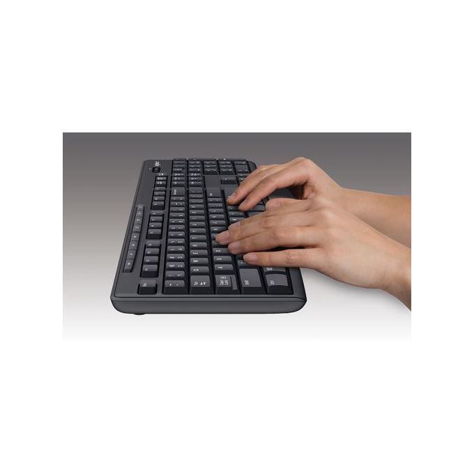 Logitech MK290 Wireless Keyboard and Mouse Set – Black